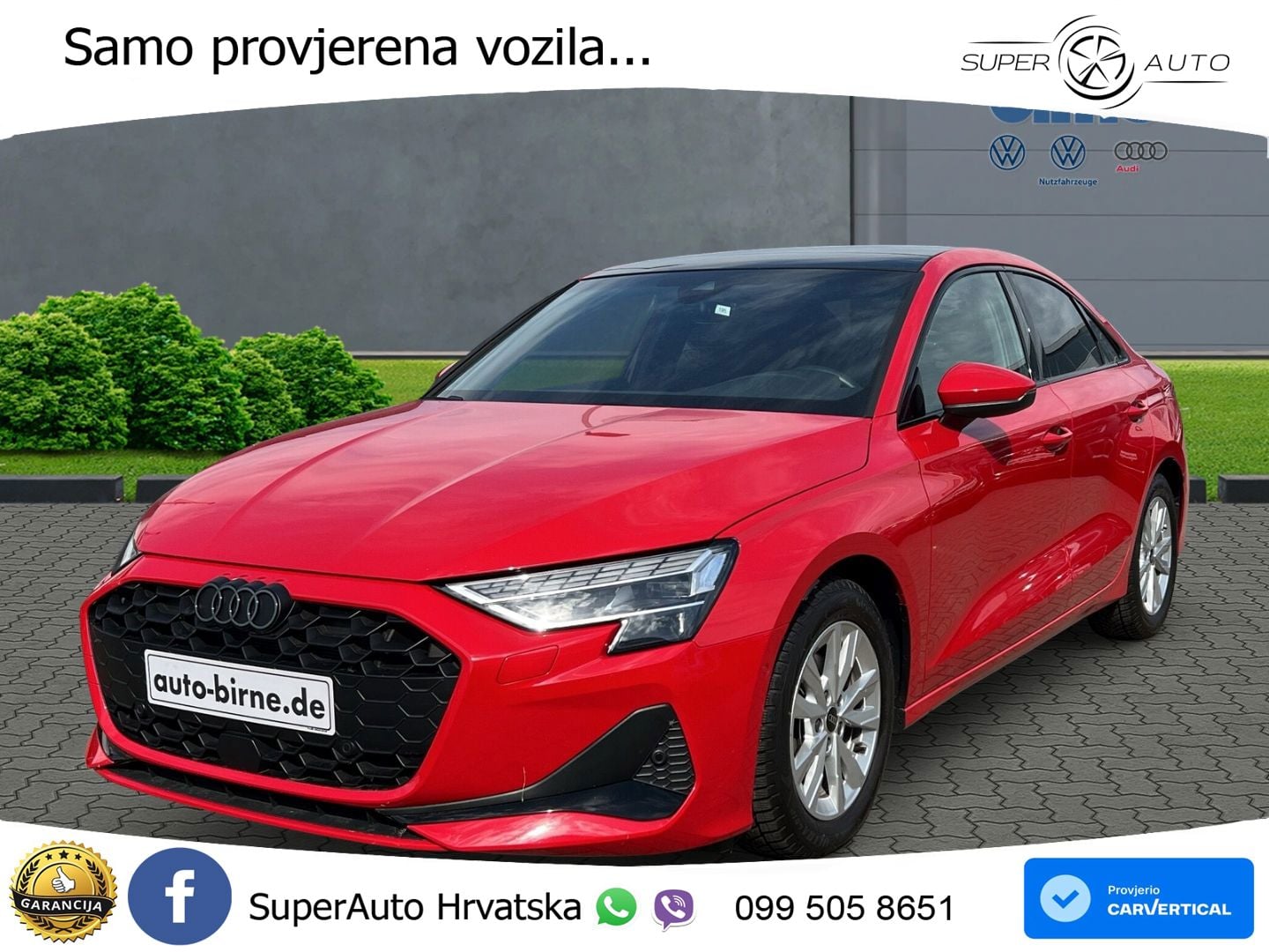 Audi A3 Limuzina 35 TFSI (150 KS) S tronic advanced MATRIX+GR SJED+KAM