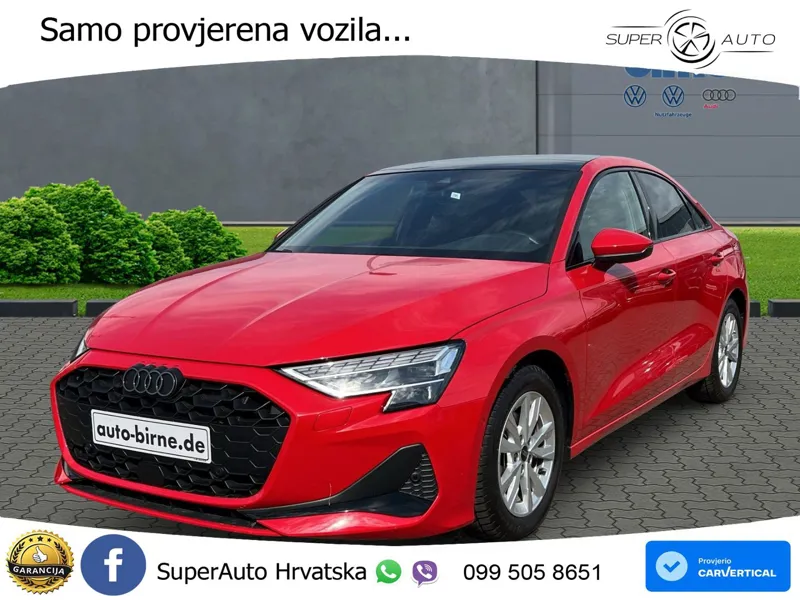 Audi A3 Limuzina 35 TFSI (150 KS) S tronic advanced MATRIX+GR SJED+KAM
