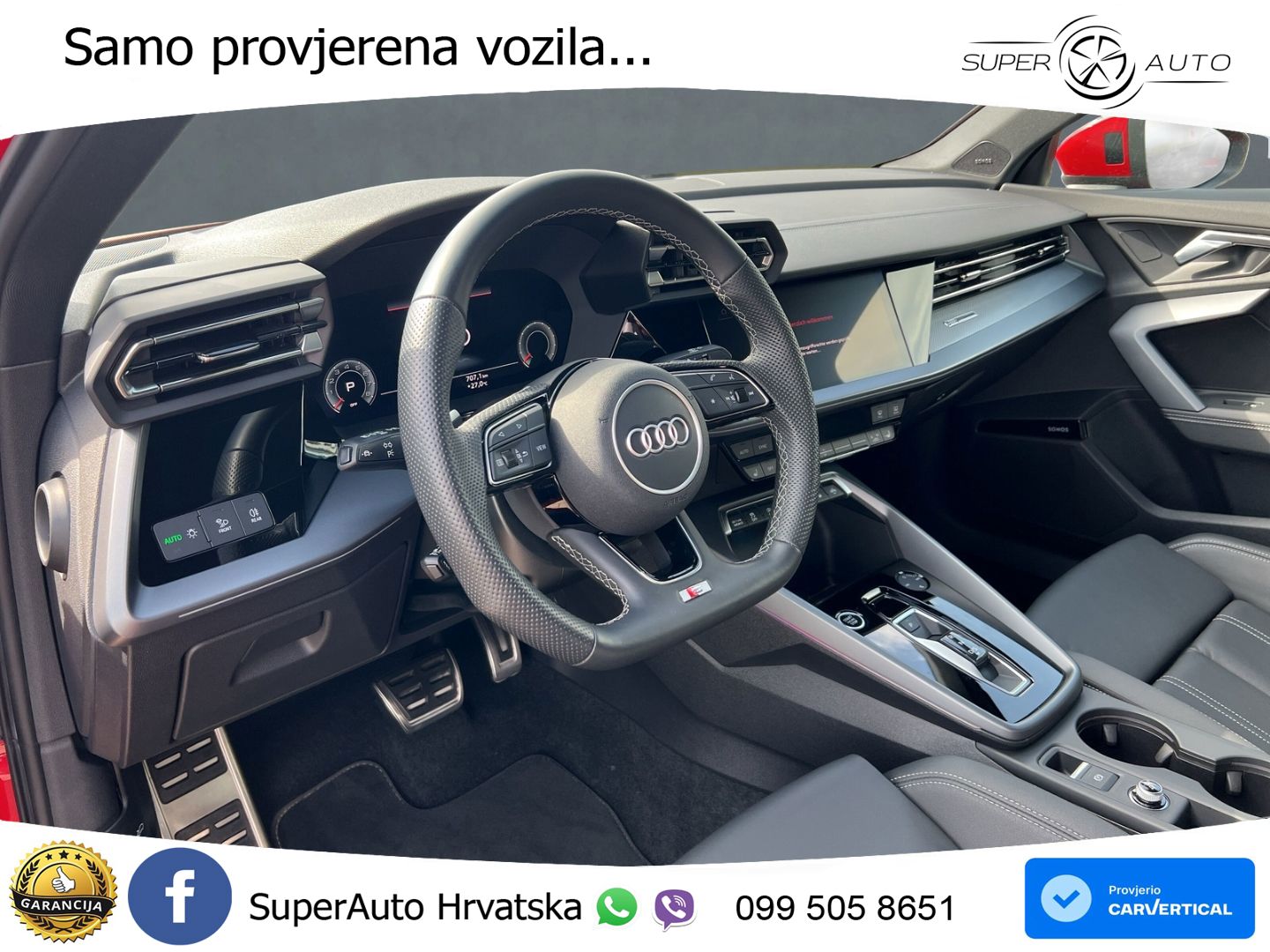 Audi A3 Limuzina 35 TFSI (150 KS) S tronic advanced MATRIX+GR SJED+KAM