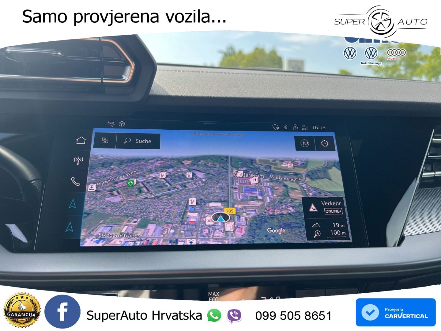 Audi A3 Limuzina 35 TFSI (150 KS) S tronic advanced MATRIX+GR SJED+KAM