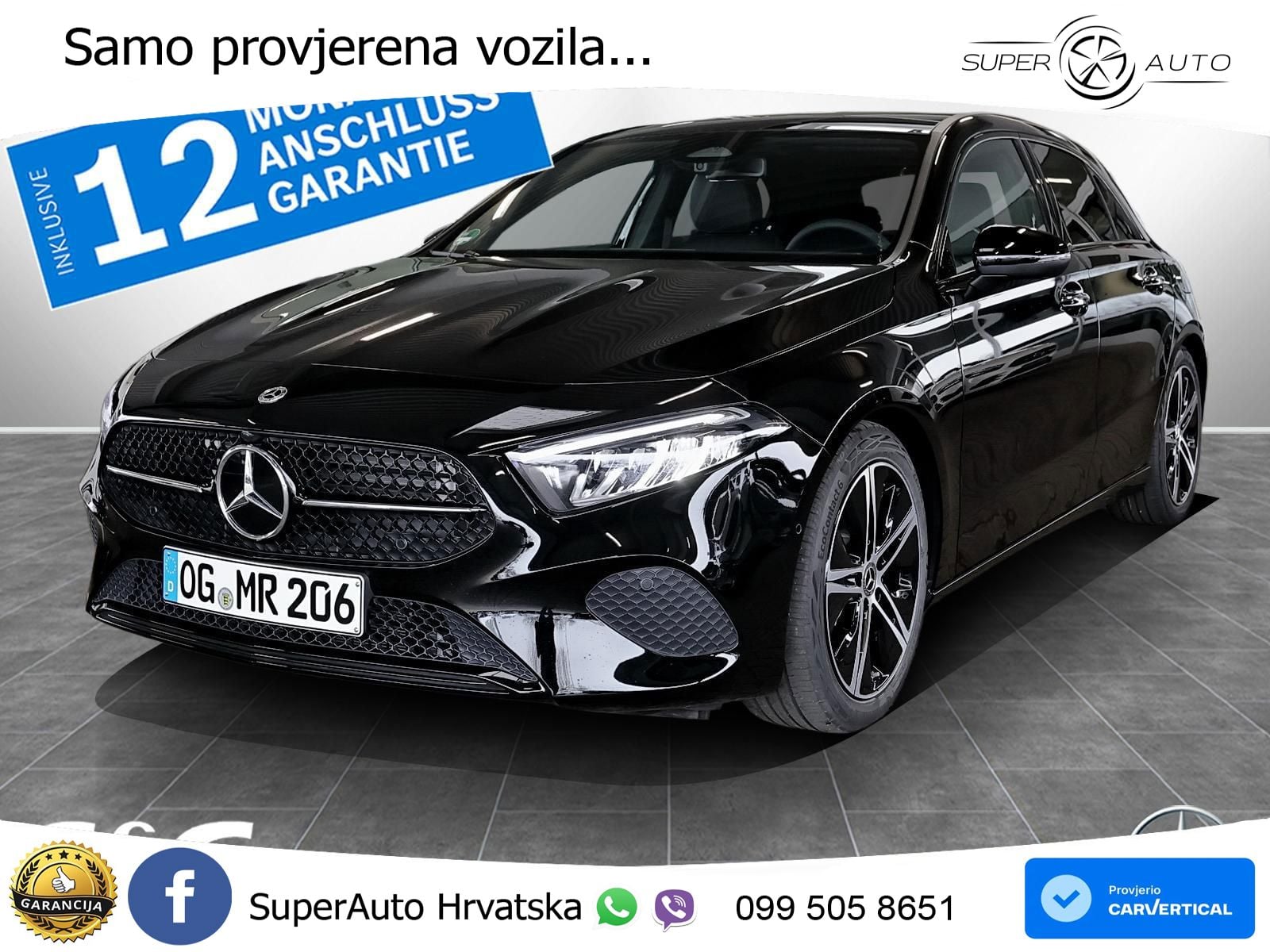 Mercedes-Benz A 200 7G-DCT LED+GR SJED+ACC