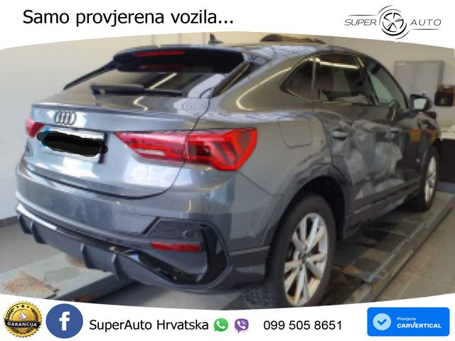 Audi Q3 Sportback 45 TFSIe (245 KS) S tronic S line MATRIX+GR SJED+KAM