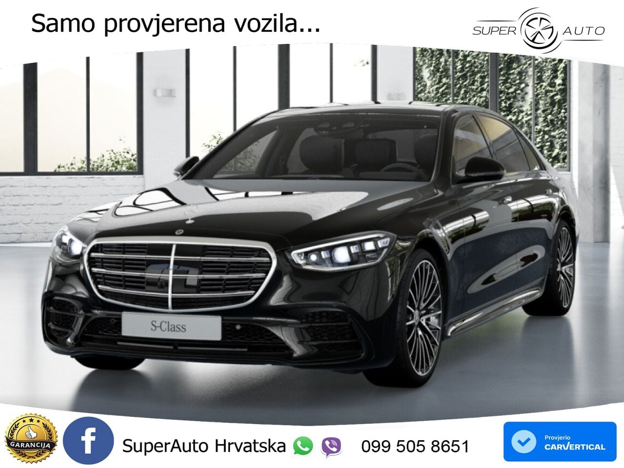 Mercedes S 450d (367 KS) EQ Boost 4MATIC 9G-TRONIC AMG LED+GR SJED+ACC