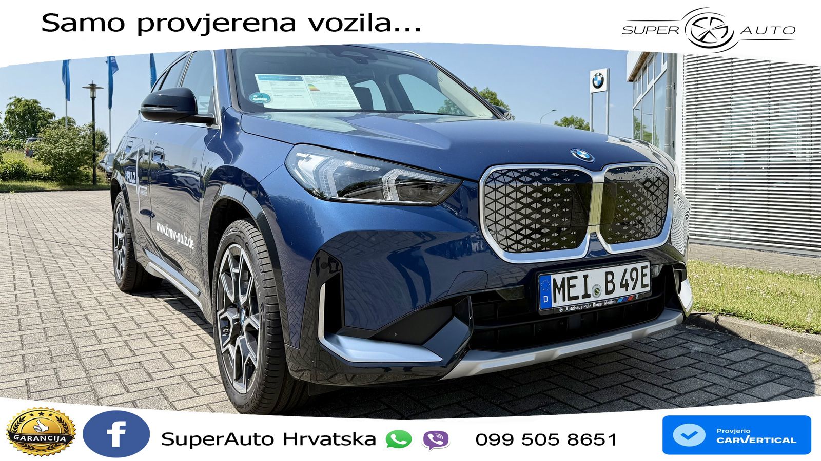 BMW iX1 66.5 kWh (204 KS) eDrive20 xLine LED+GR SJED+ACC