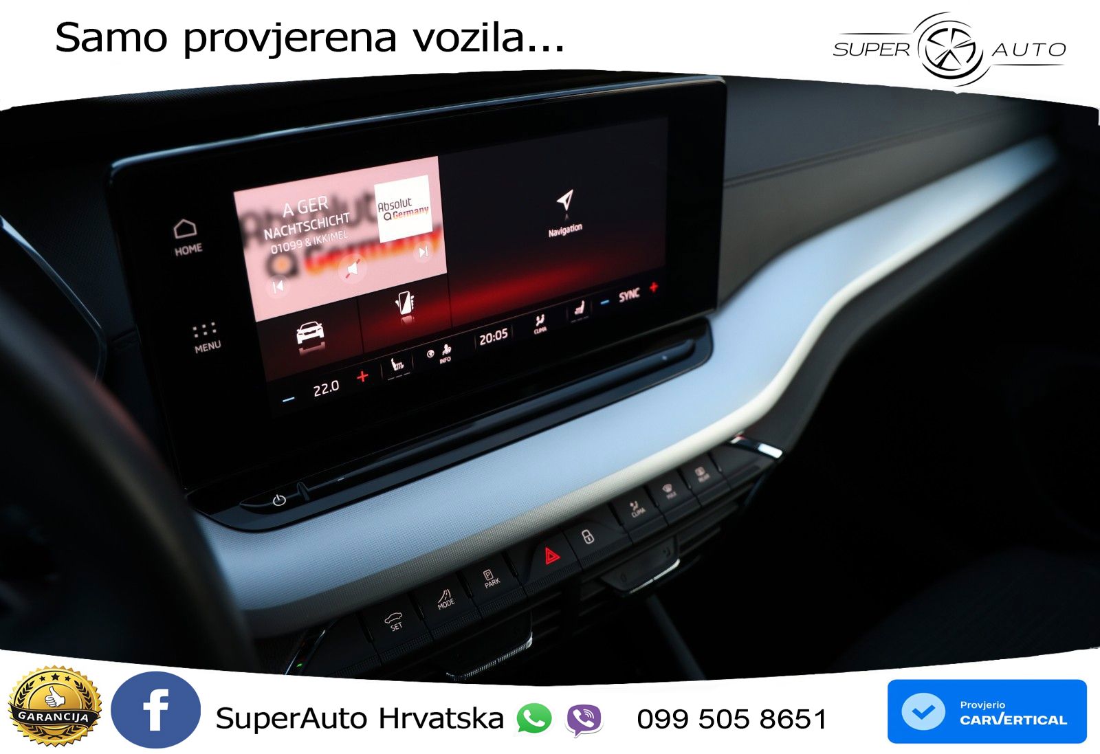 Škoda Octavia Combi 2.0 TDI (150 KS) 4x4 DSG LED+GR SJED+ACC