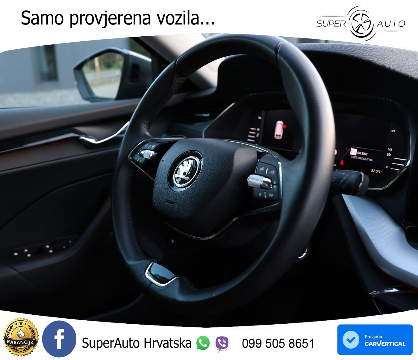 Škoda Octavia Combi 2.0 TDI (150 KS) 4x4 DSG LED+GR SJED+ACC