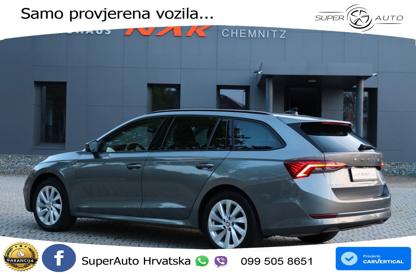 Škoda Octavia Combi 2.0 TDI (150 KS) 4x4 DSG LED+GR SJED+ACC