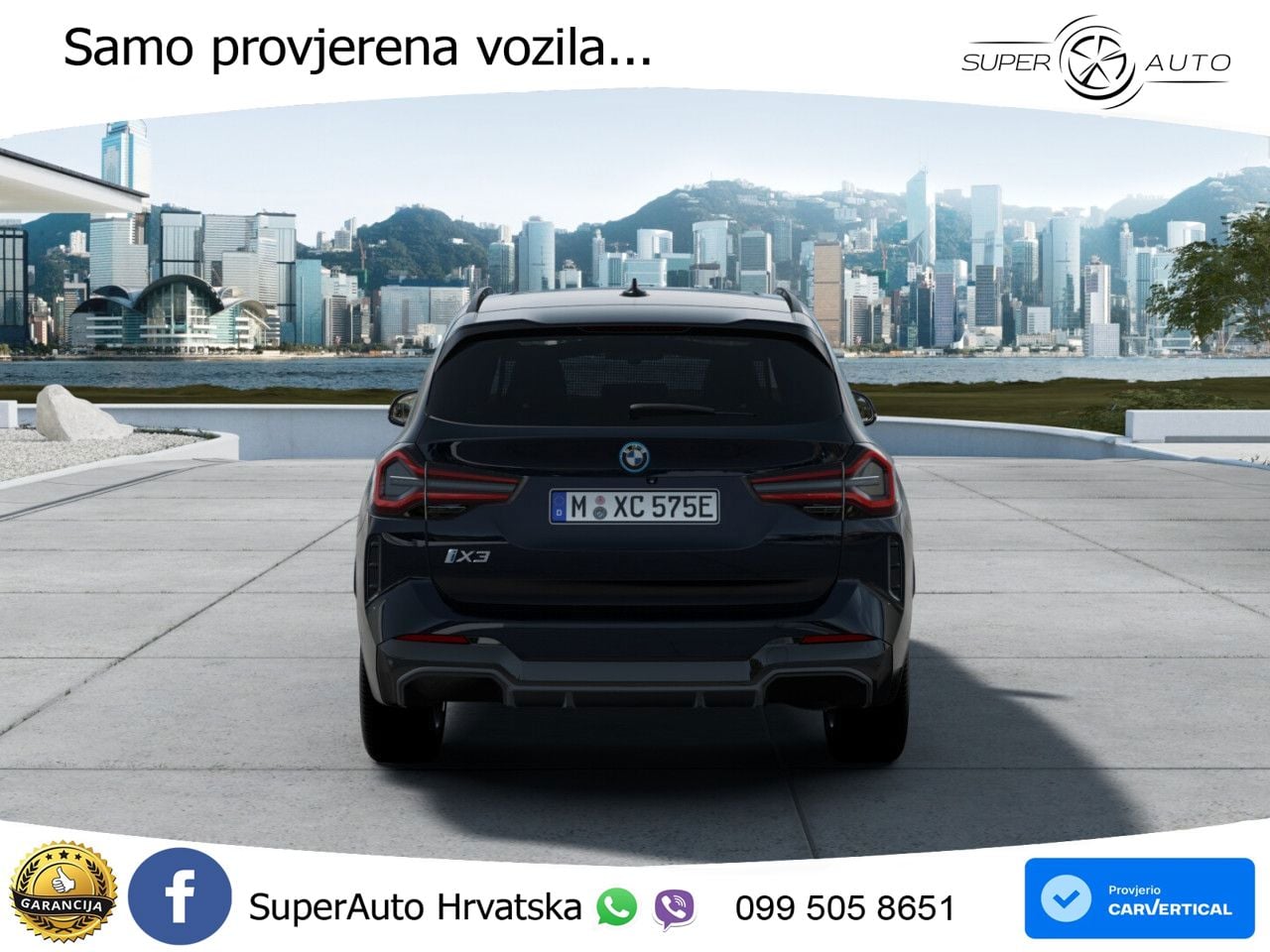 BMW iX3 80 kWh (286 KS) M Sport LED+GR SJED+ACC