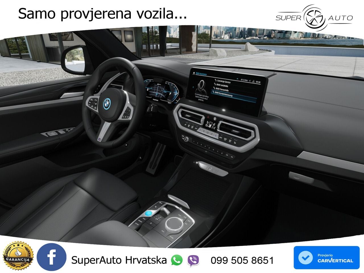 BMW iX3 80 kWh (286 KS) M Sport LED+GR SJED+ACC