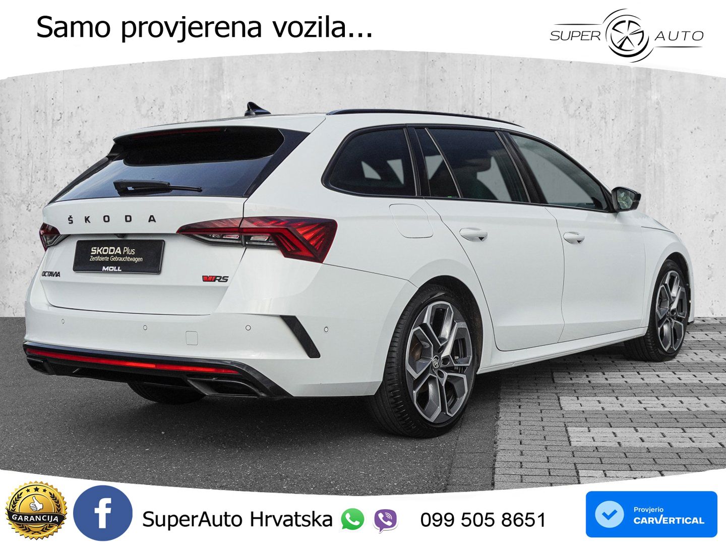 Škoda Octavia Combi RS 2.0 TDI (200 KS) DSG LED+GR SJED+ACC