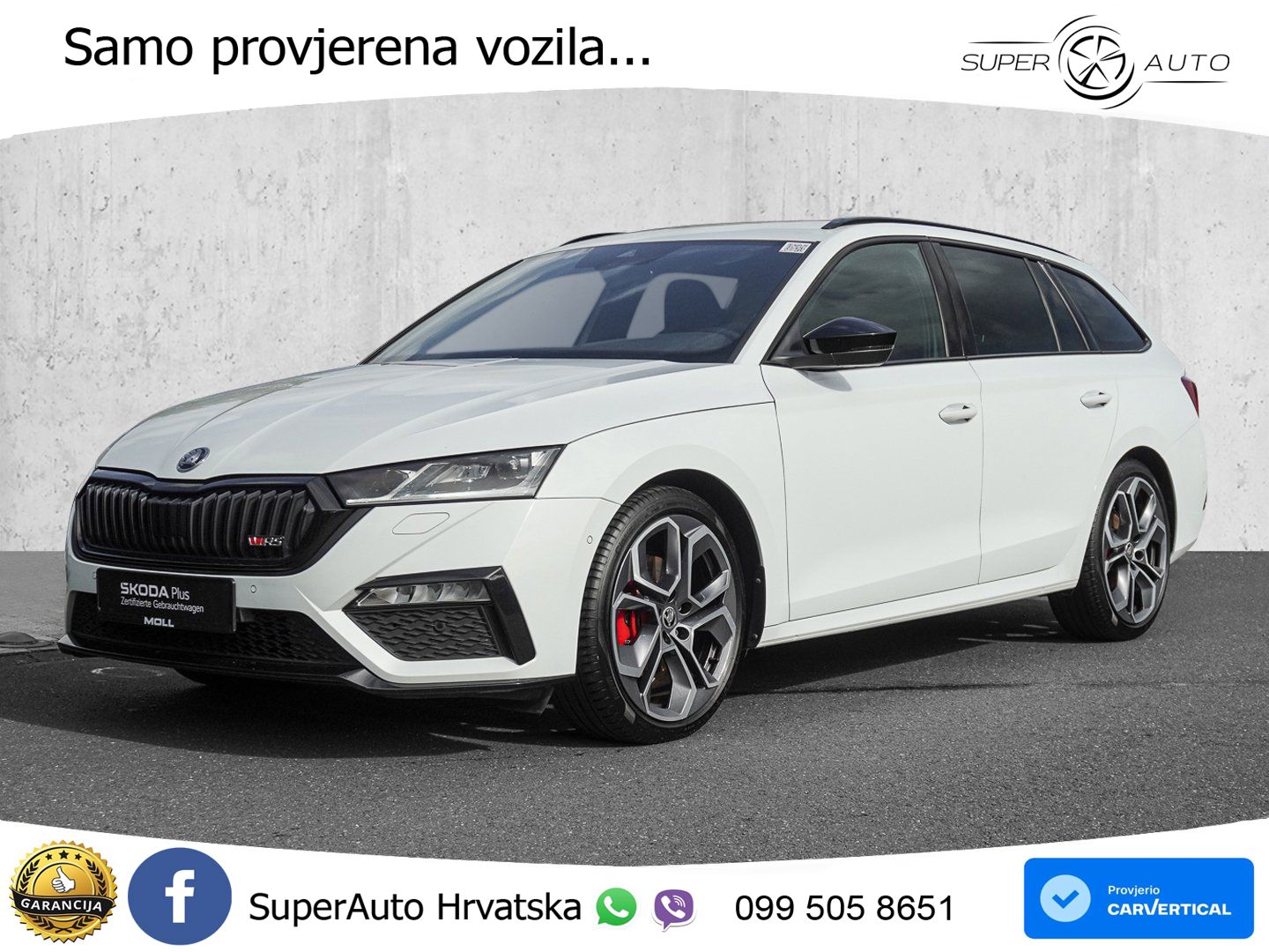 Škoda Octavia Combi RS 2.0 TDI (200 KS) DSG LED+GR SJED+ACC