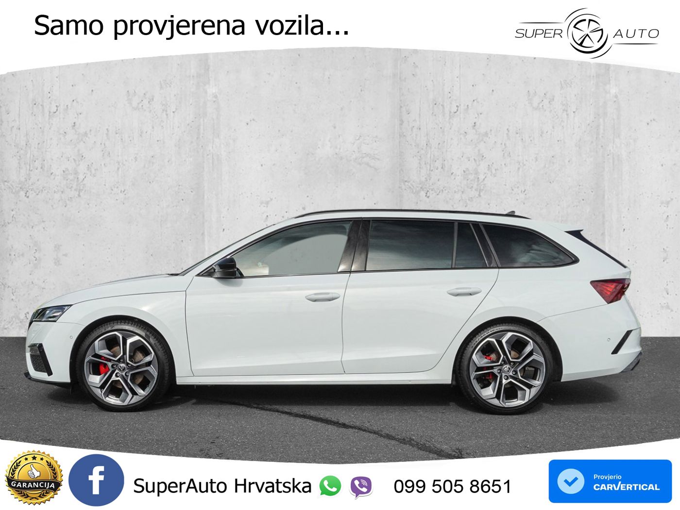 Škoda Octavia Combi RS 2.0 TDI (200 KS) DSG LED+GR SJED+ACC