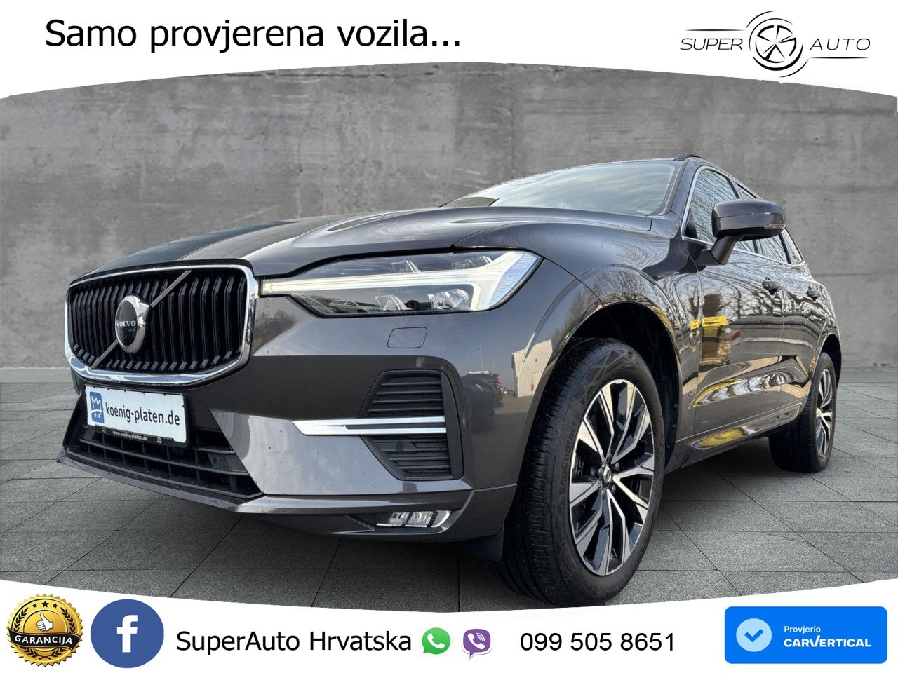 Volvo XC60 B4 Diesel FWD Geartronic LED+GR SJED+ACC
