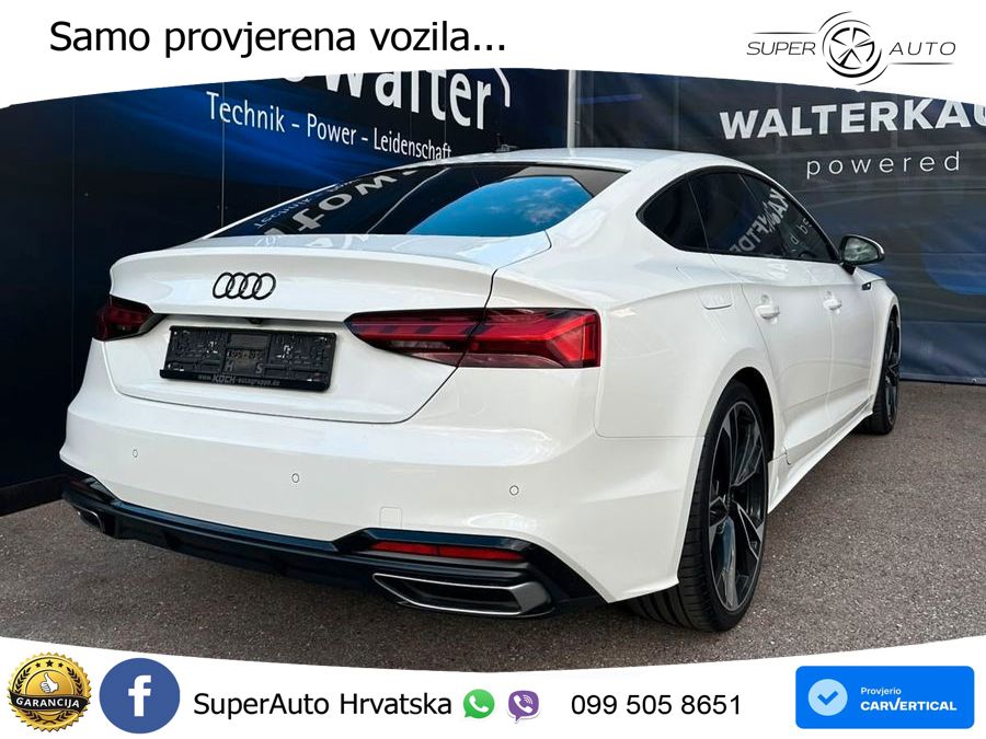 Audi A5 Sportback 40 TDI (204 KS) S tronic S line LED+GR SJED+ACC