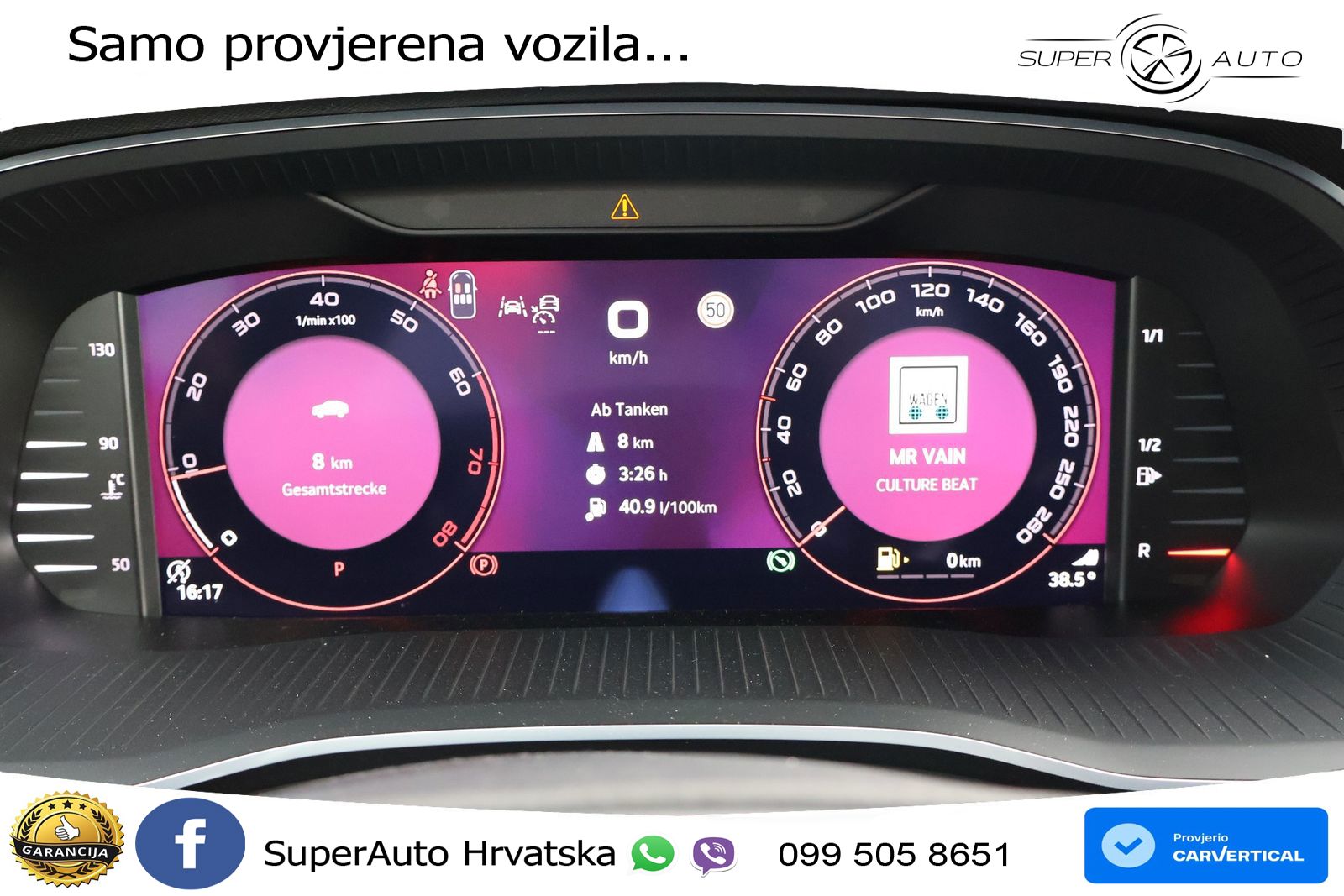 Škoda Octavia Combi RS 2.0 TSI (265 KS) DSG LED+GR SJED+ACC