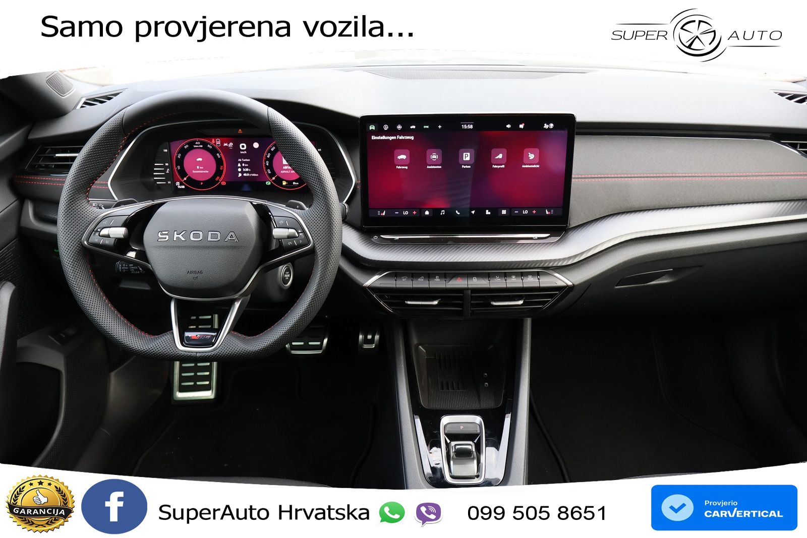 Škoda Octavia Combi RS 2.0 TSI (265 KS) DSG LED+GR SJED+ACC