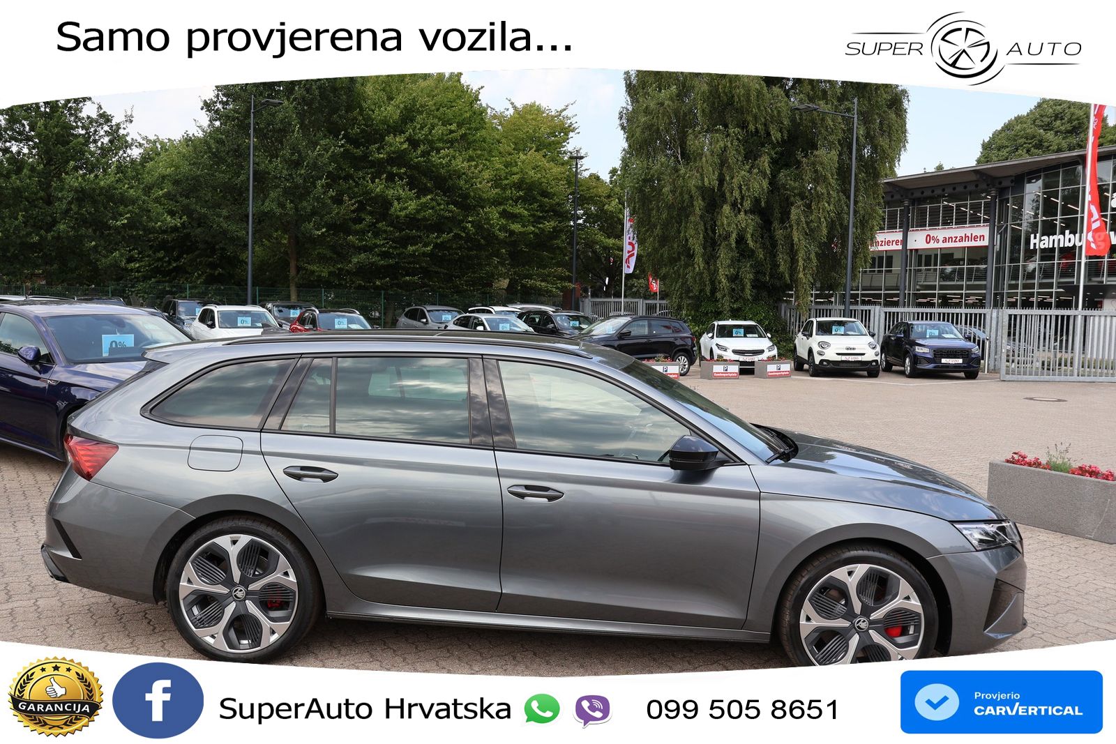 Škoda Octavia Combi RS 2.0 TSI (265 KS) DSG LED+GR SJED+ACC