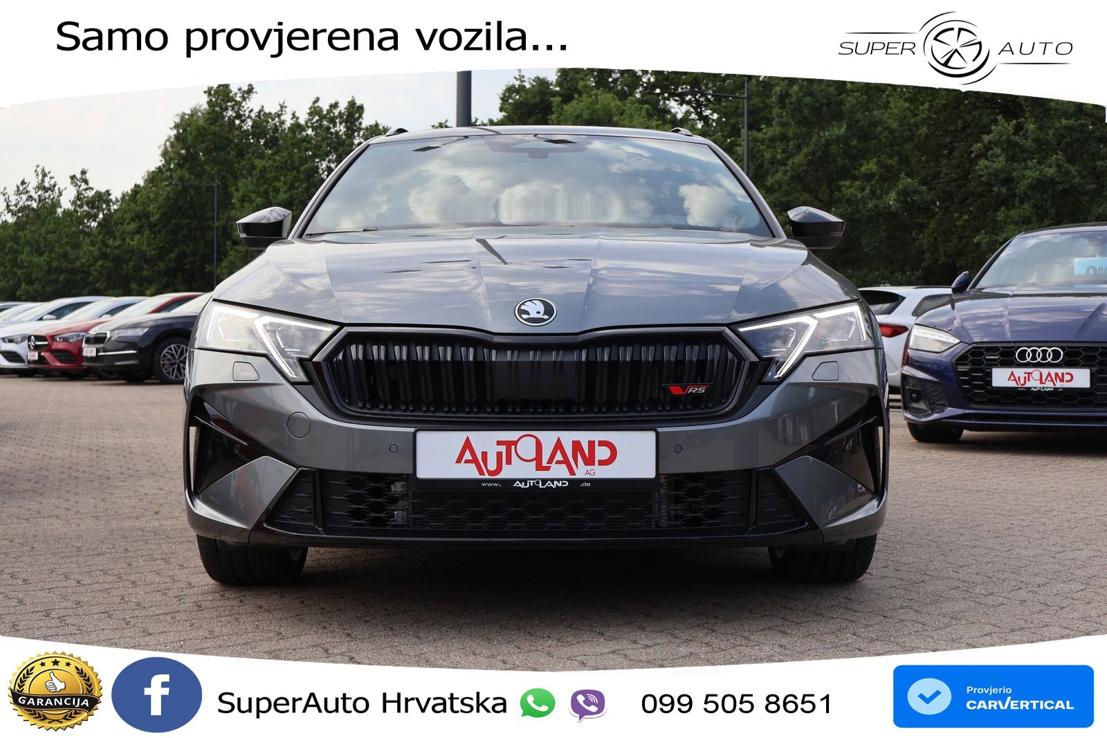 Škoda Octavia Combi RS 2.0 TSI (265 KS) DSG LED+GR SJED+ACC