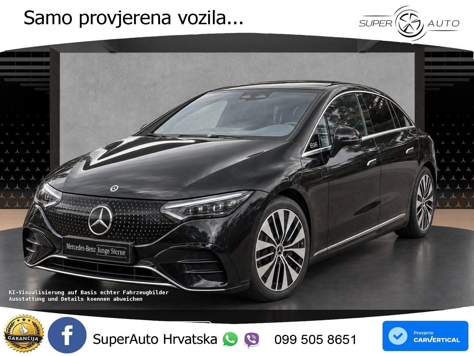 Mercedes EQE 500 100 kWh (408 KS) 4MATIC AMG ACC+HEAD+GR SJED+360+PANO