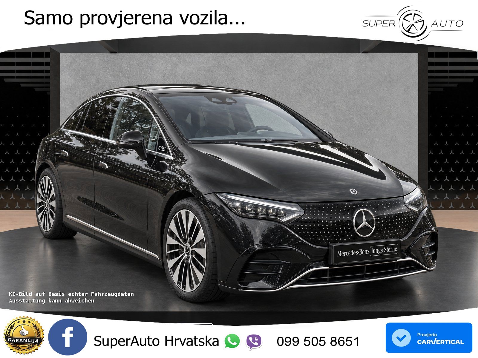 Mercedes EQE 500 100 kWh (408 KS) 4MATIC AMG ACC+HEAD+GR SJED+360+PANO