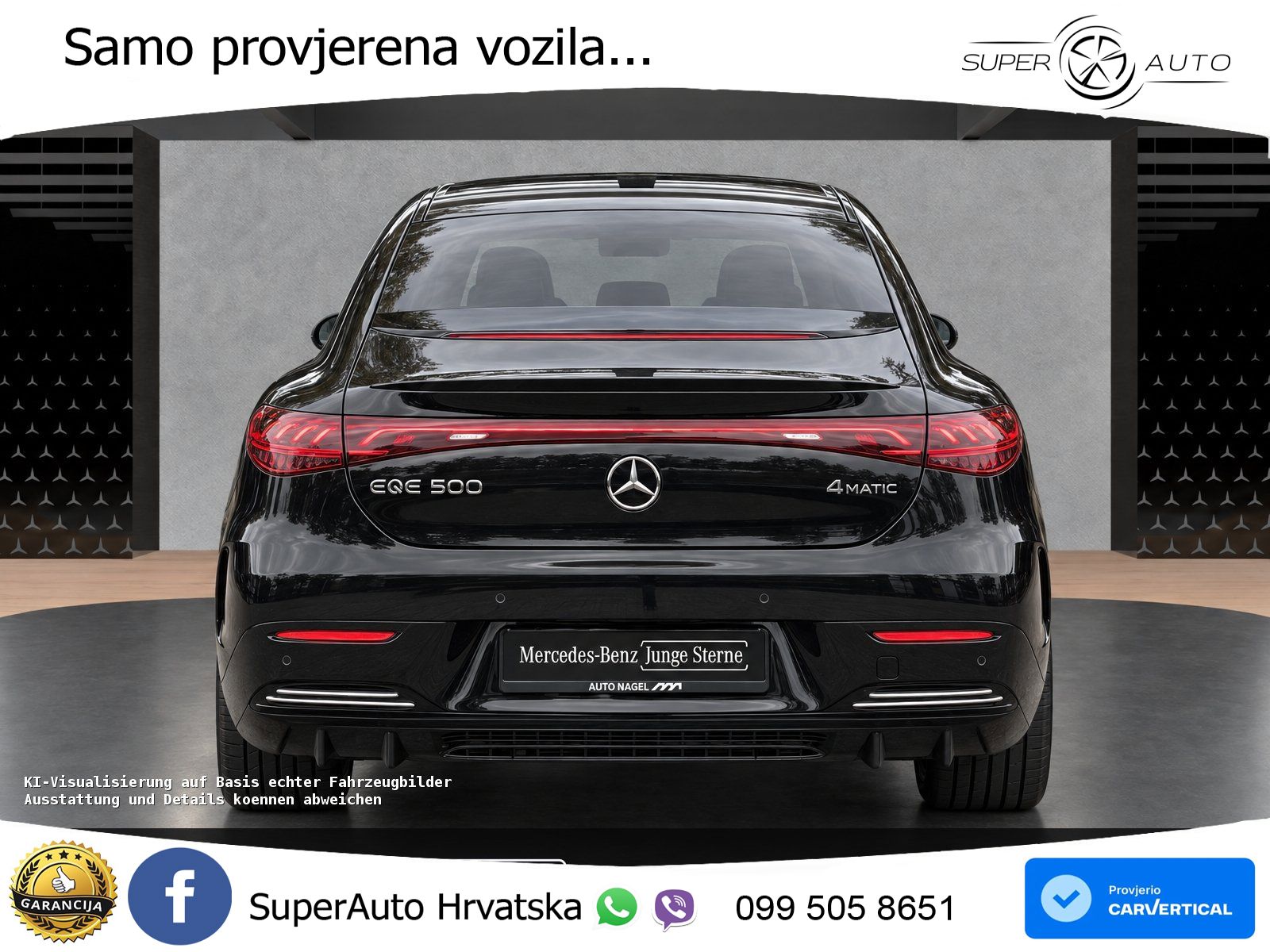 Mercedes EQE 500 100 kWh (408 KS) 4MATIC AMG ACC+HEAD+GR SJED+360+PANO