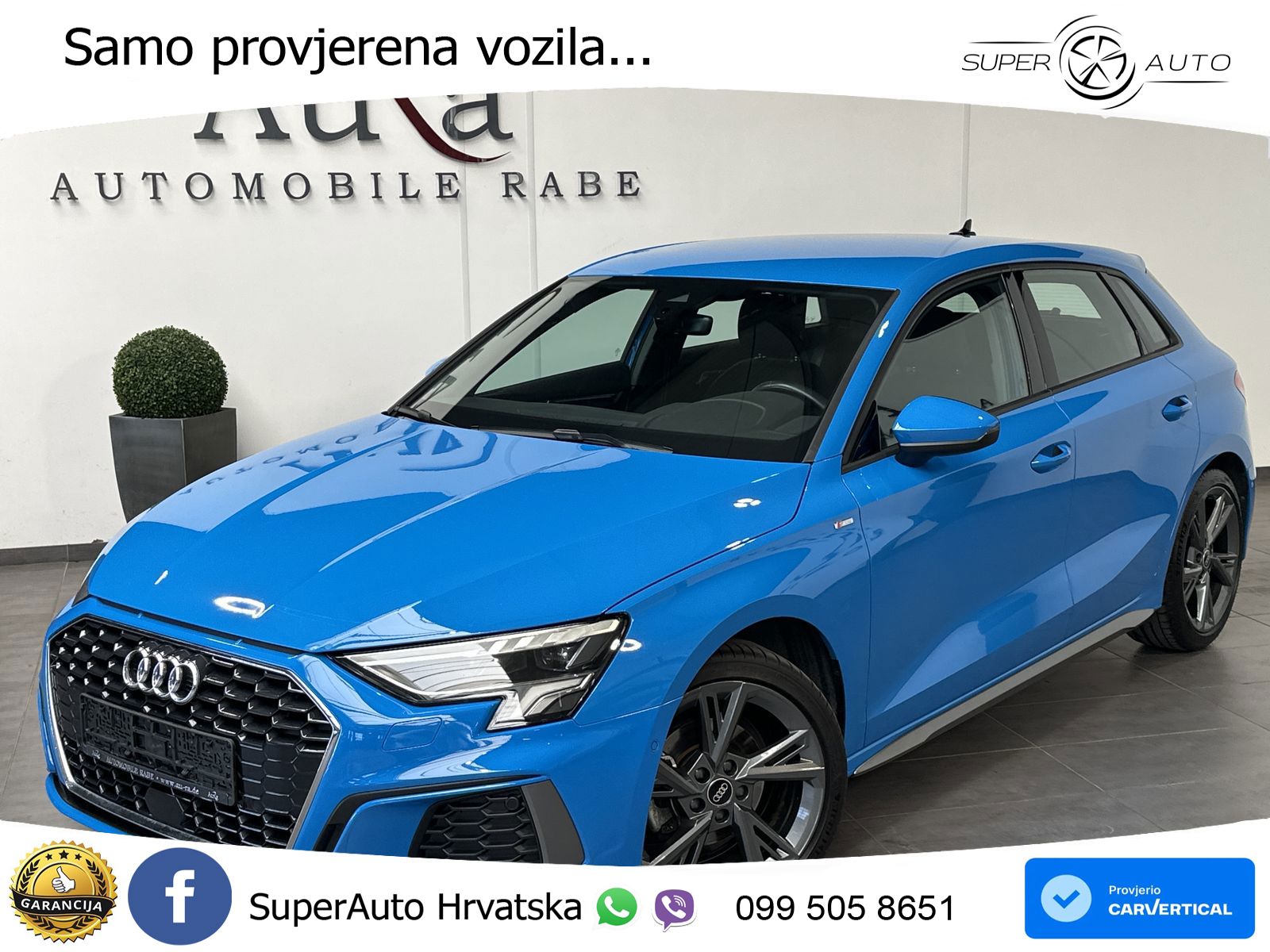 Audi A3 35 TFSI (150 KS) S tronic S line