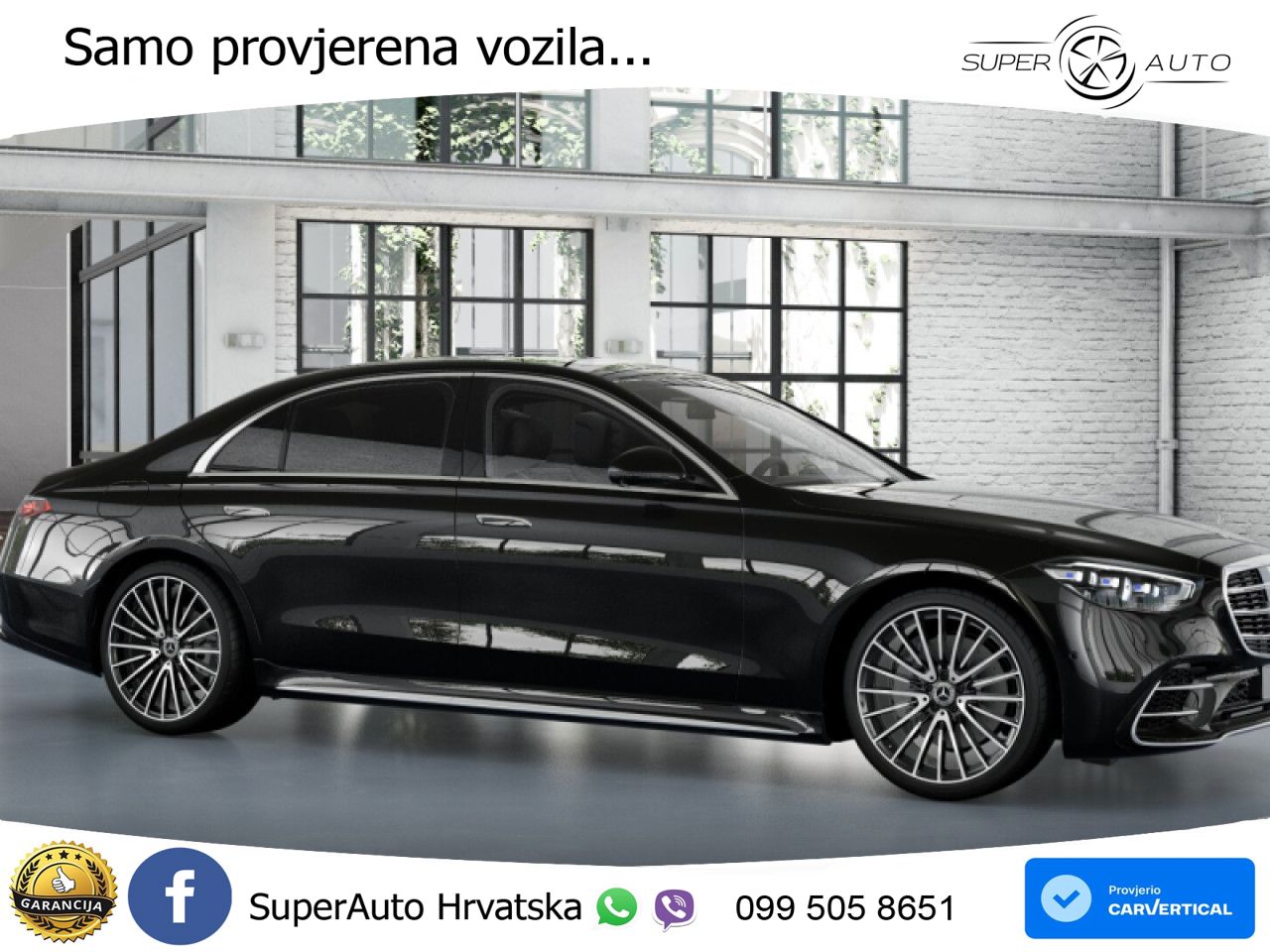 Mercedes S 450d (367 KS) EQ Boost 4MATIC 9G-TRONIC AMG LED+GR SJED+ACC
