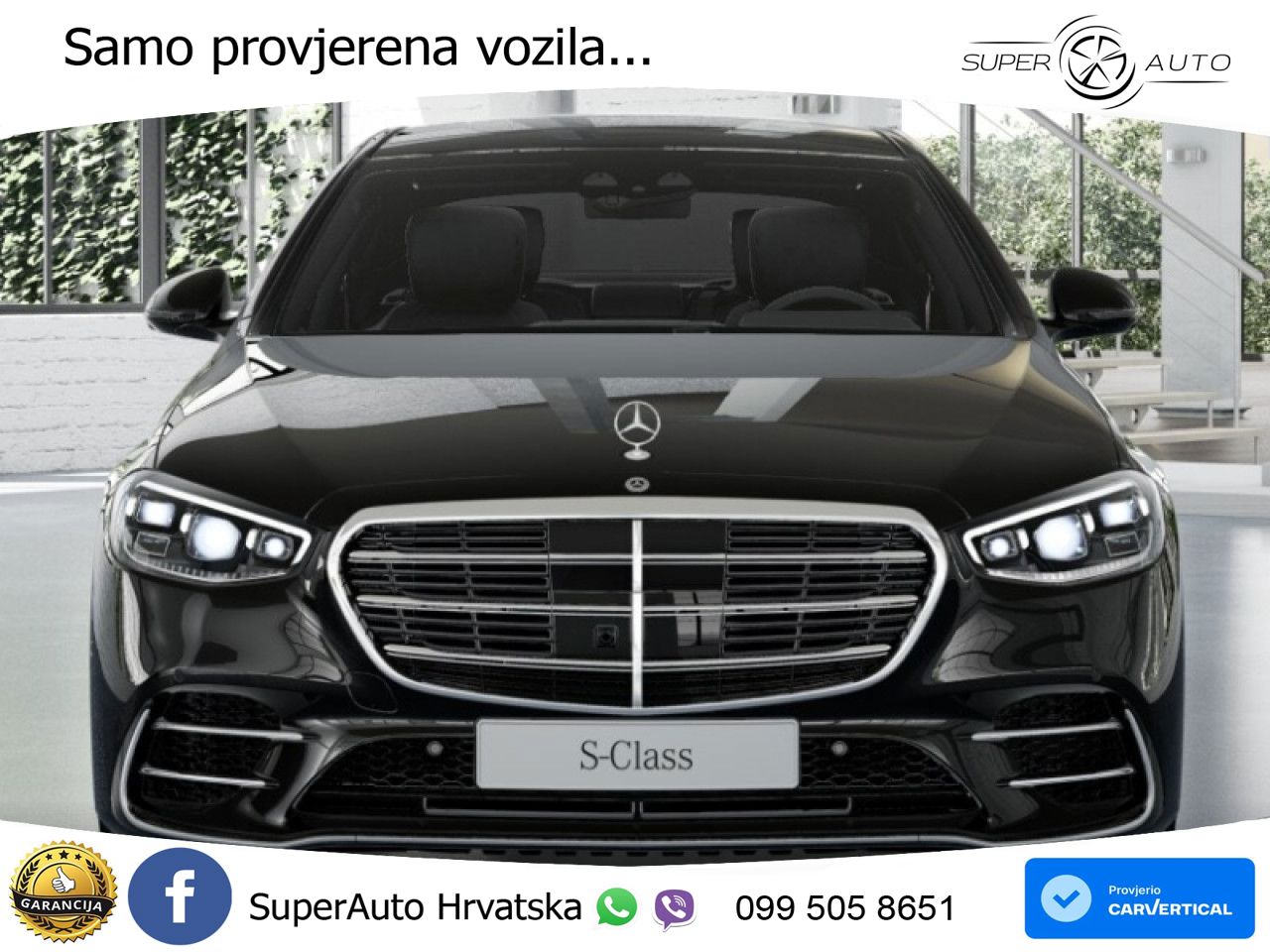 Mercedes S 450d (367 KS) EQ Boost 4MATIC 9G-TRONIC AMG LED+GR SJED+ACC