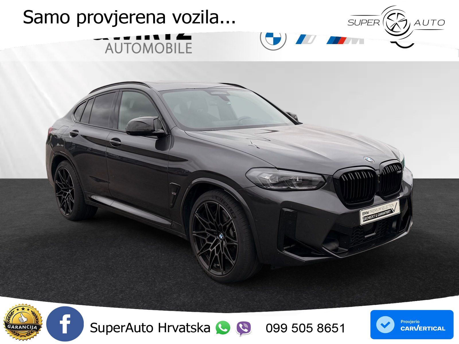 BMW X4 M Competition 3.0 (510 KS) xDrive Steptronic LED+GR SJED+ACC