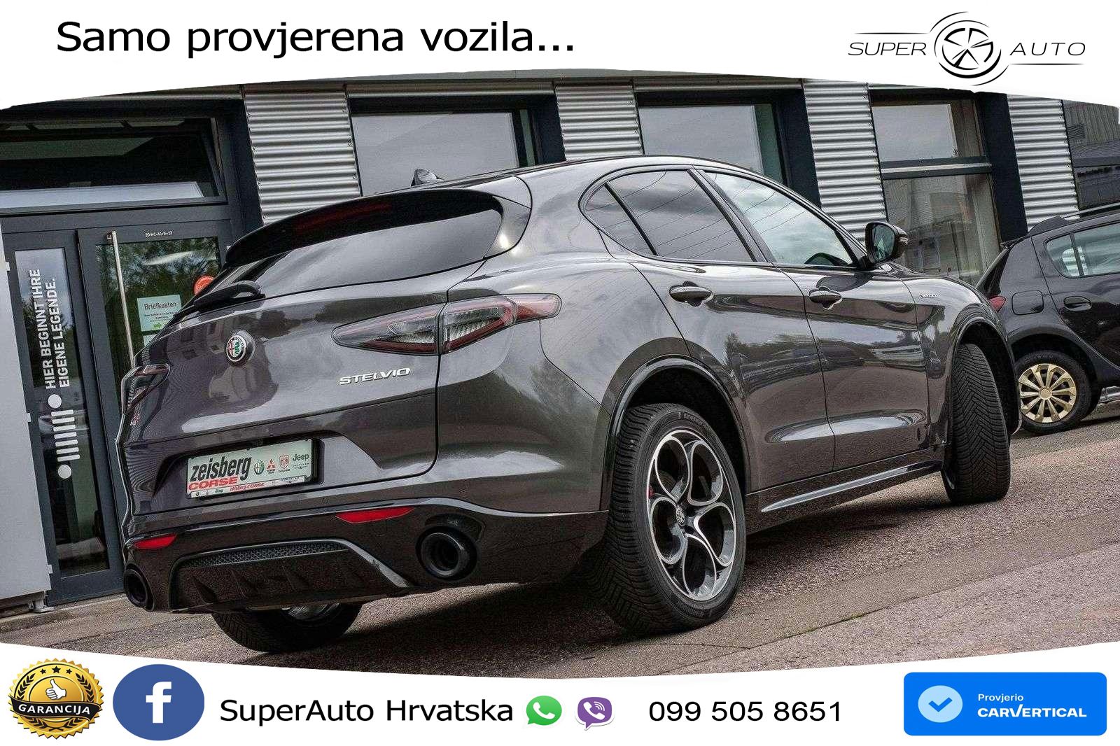 Alfa Romeo Stelvio 2.2 MultiJet II (210 KS) Q4 Automatic LED+GR SJED+ACC
