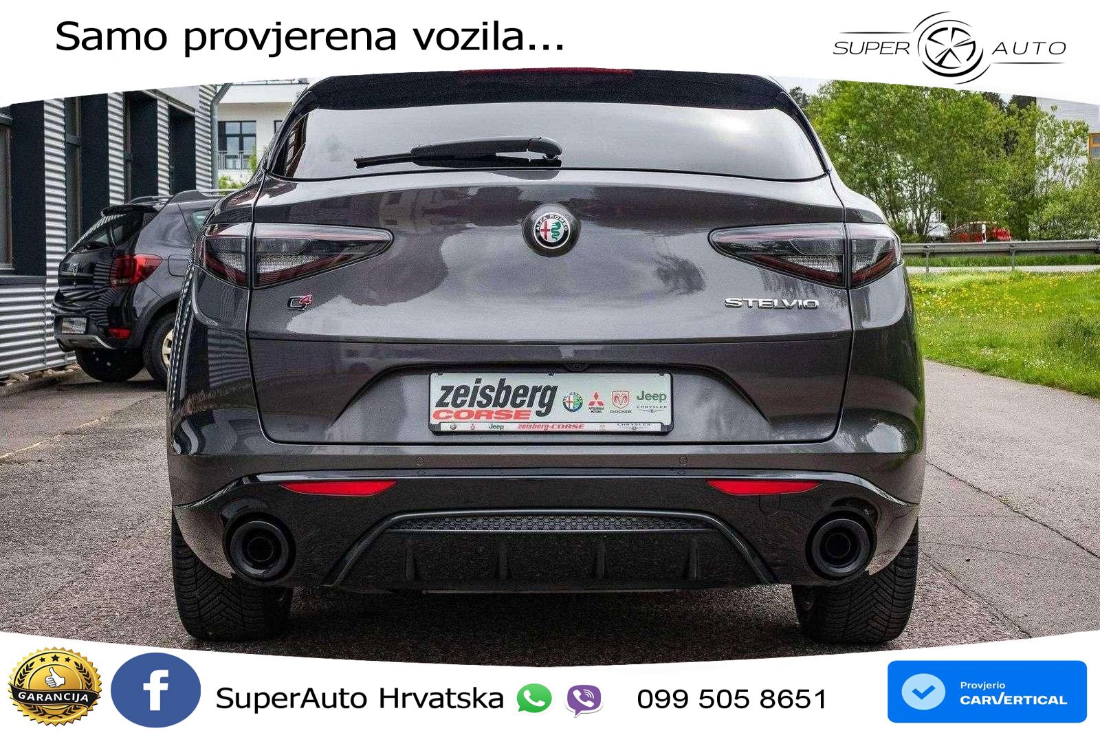 Alfa Romeo Stelvio 2.2 MultiJet II (210 KS) Q4 Automatic LED+GR SJED+ACC