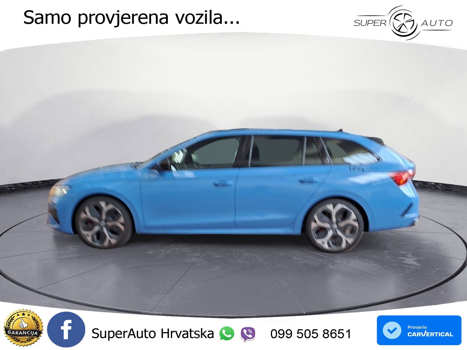 Škoda Octavia Combi RS 2.0 TSI (265 KS) DSG LED+GR SJED+ACC