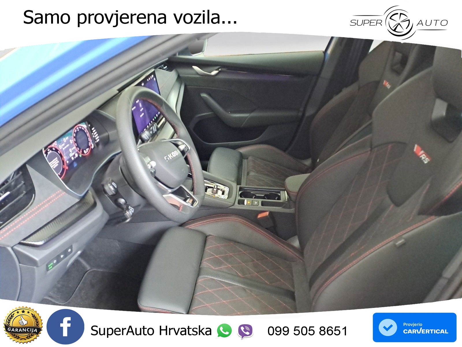 Škoda Octavia Combi RS 2.0 TSI (265 KS) DSG LED+GR SJED+ACC