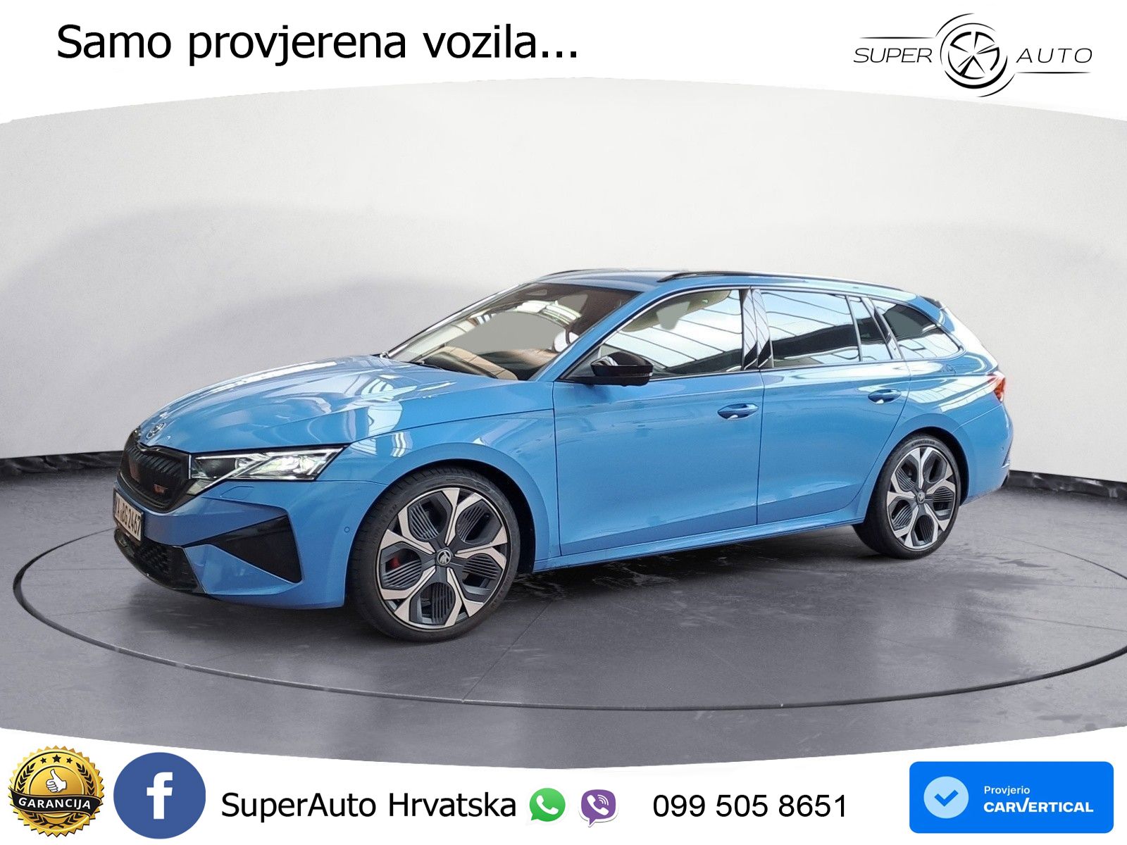 Škoda Octavia Combi RS 2.0 TSI (265 KS) DSG LED+GR SJED+ACC