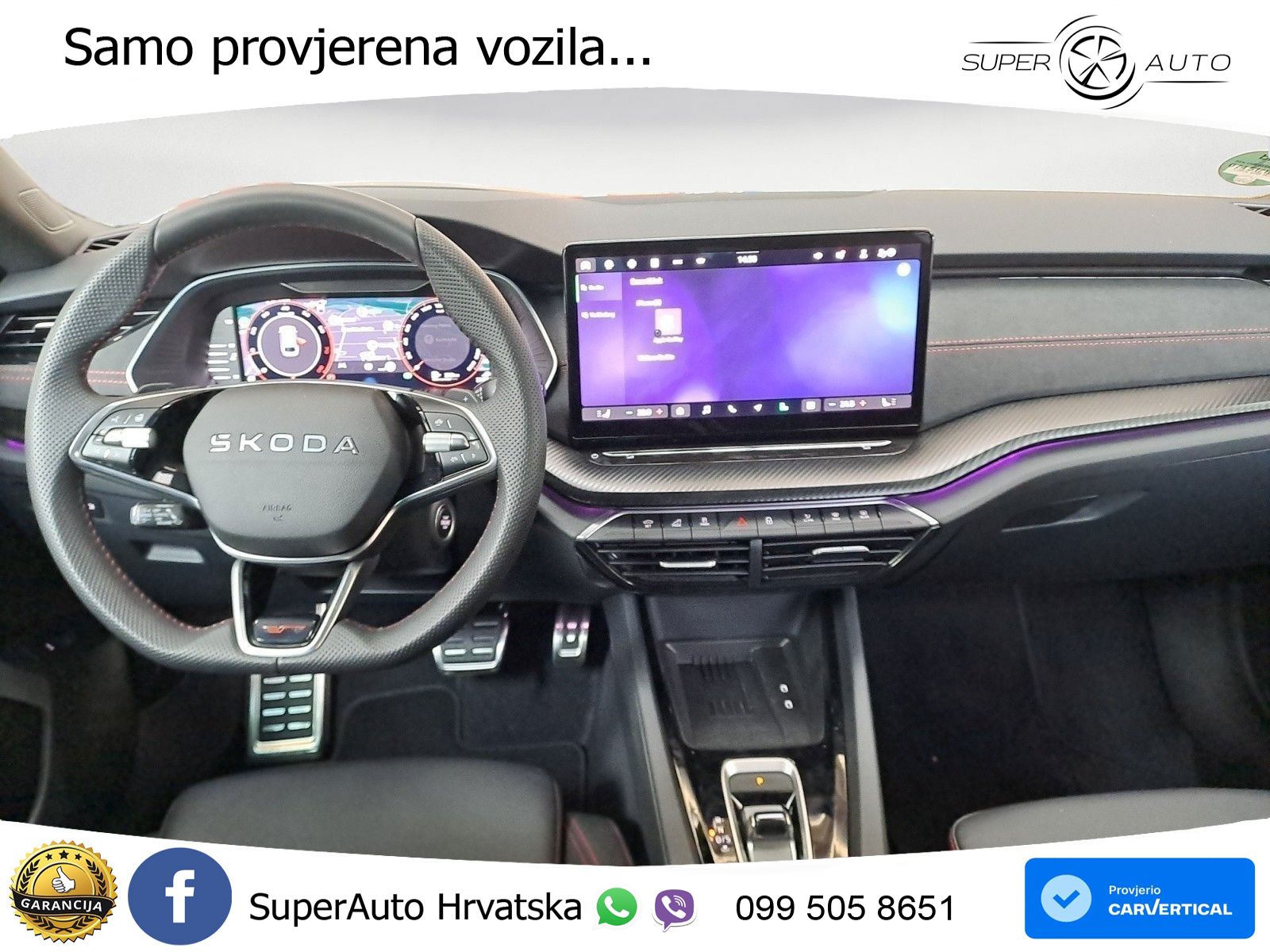 Škoda Octavia Combi RS 2.0 TSI (265 KS) DSG LED+GR SJED+ACC