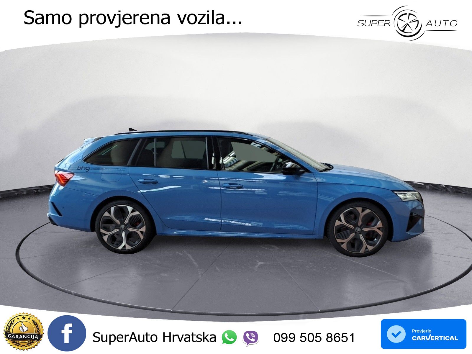 Škoda Octavia Combi RS 2.0 TSI (265 KS) DSG LED+GR SJED+ACC