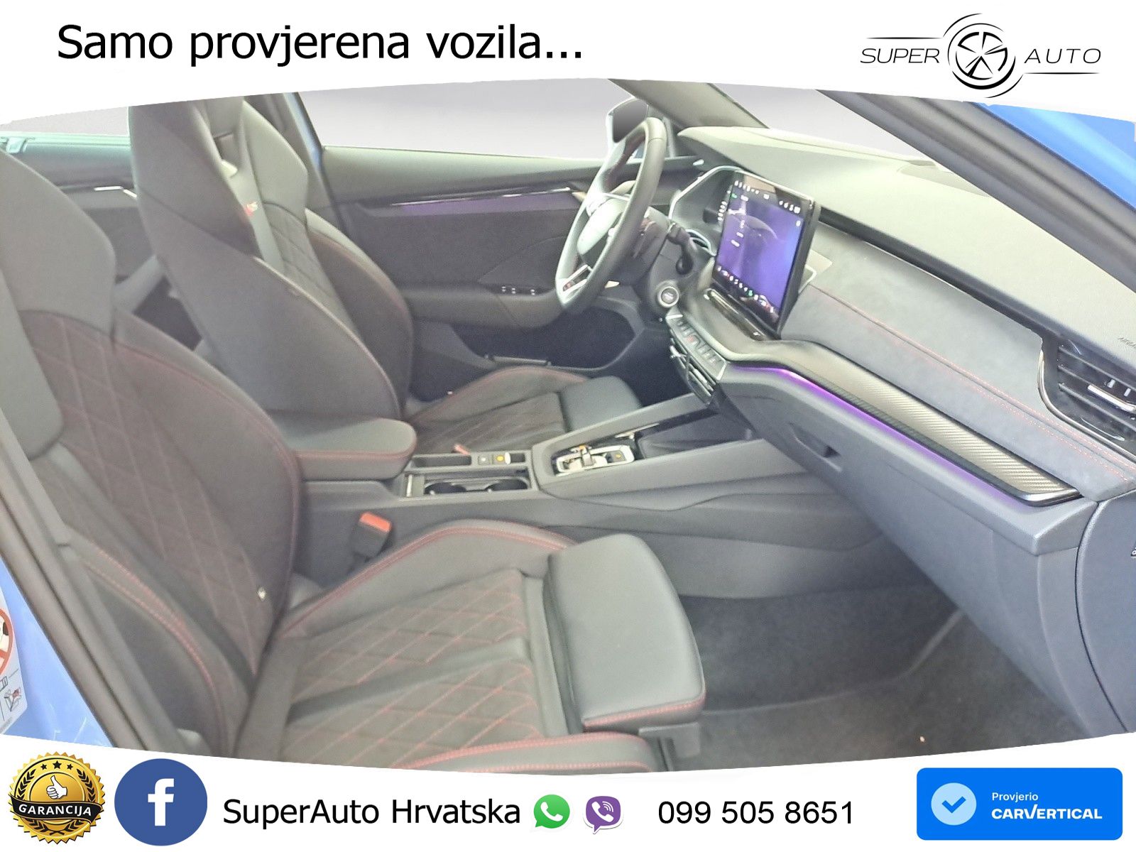 Škoda Octavia Combi RS 2.0 TSI (265 KS) DSG LED+GR SJED+ACC