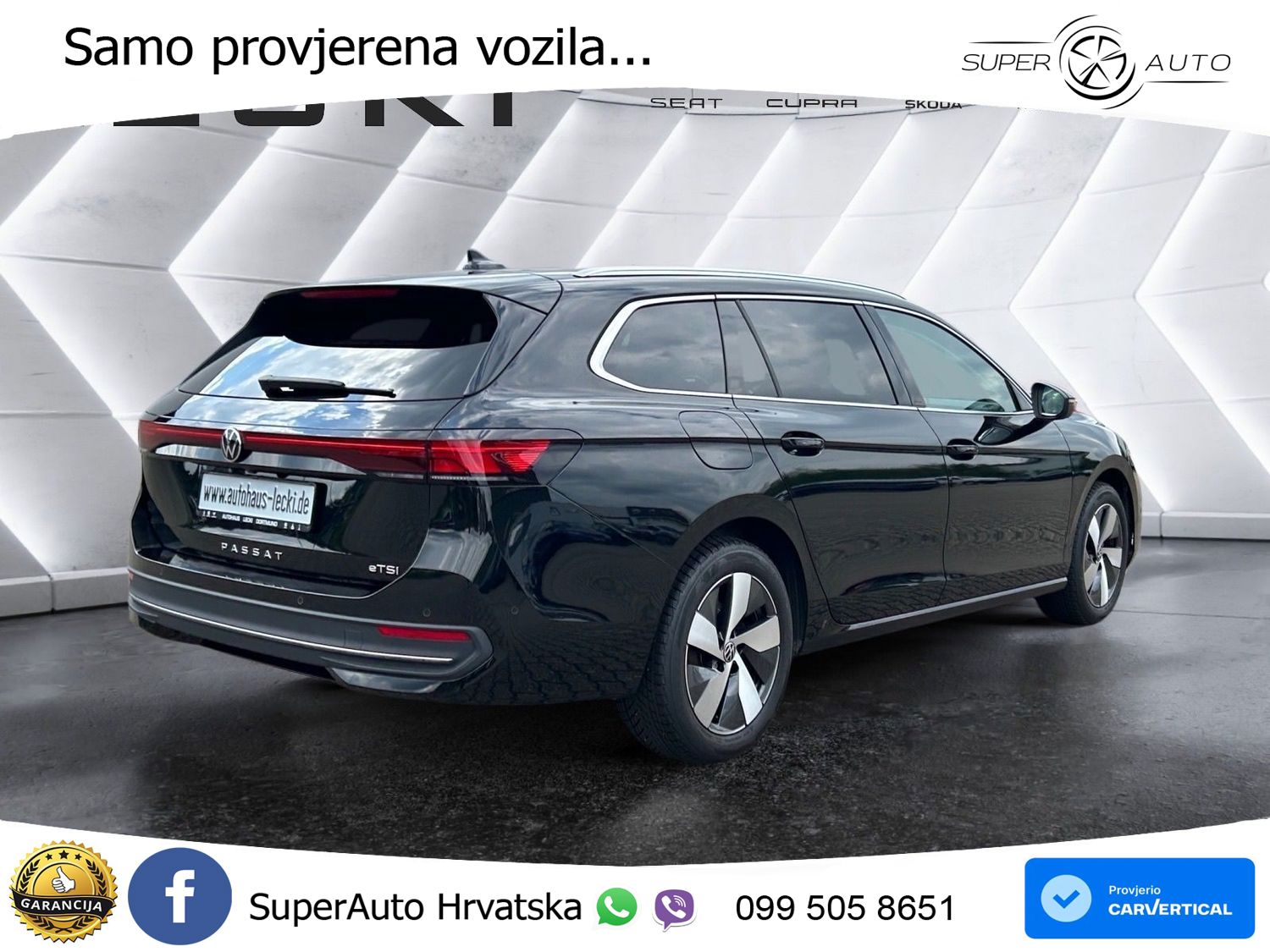 Volkswagen Passat Variant 1.5 eTSI (150 KS) DSG LED+GR SJED+ACC