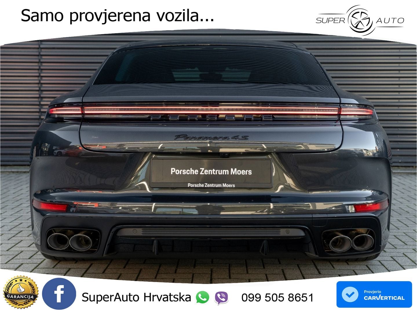 Porsche Panamera 4S 2.9 V6 (544 KS) E-Hybrid PDK LED+GR SJED+ACC
