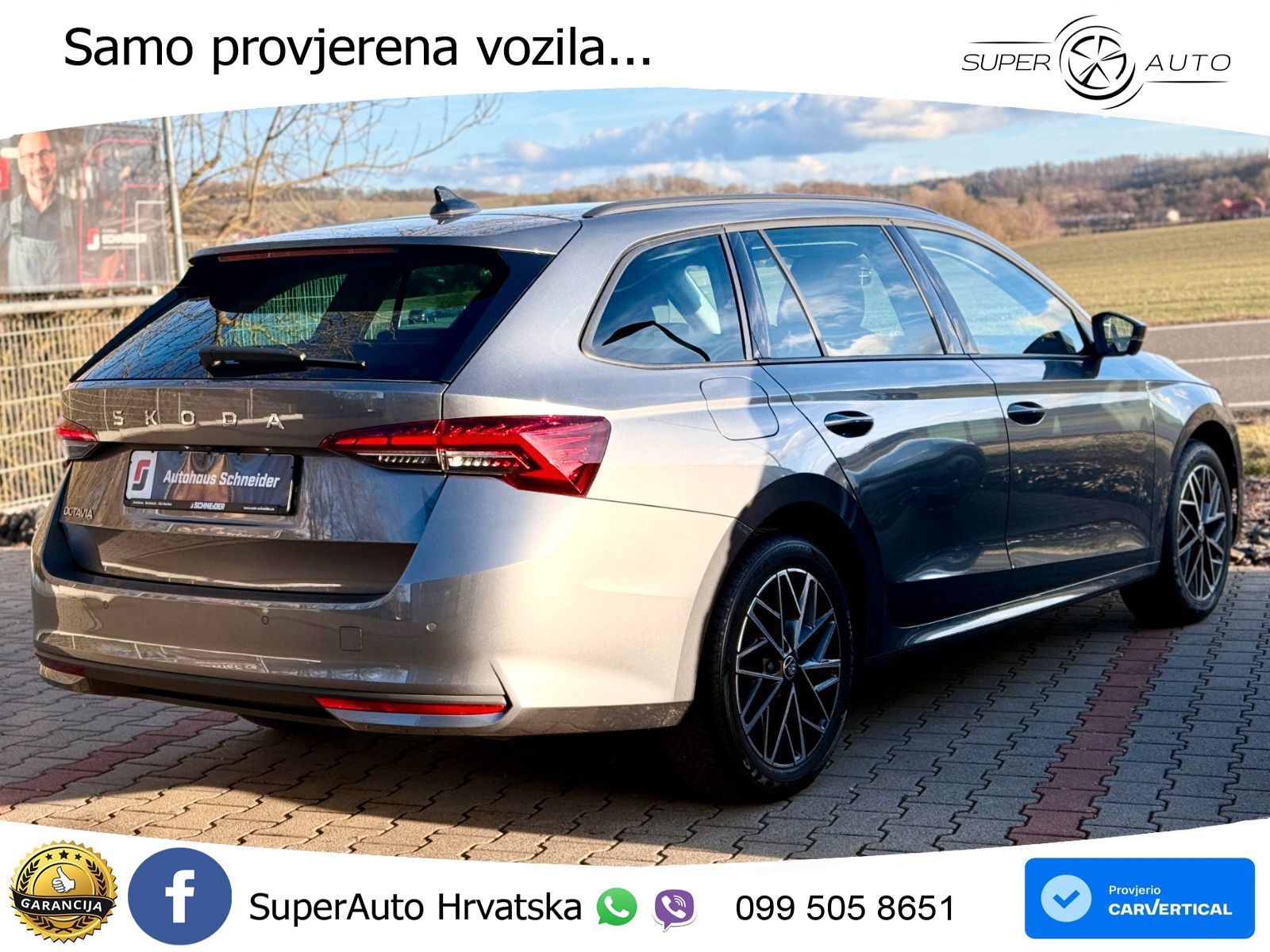 Škoda Octavia Combi 2.0 TDI (150 KS) DSG Selection LED+GR SJED+ACC