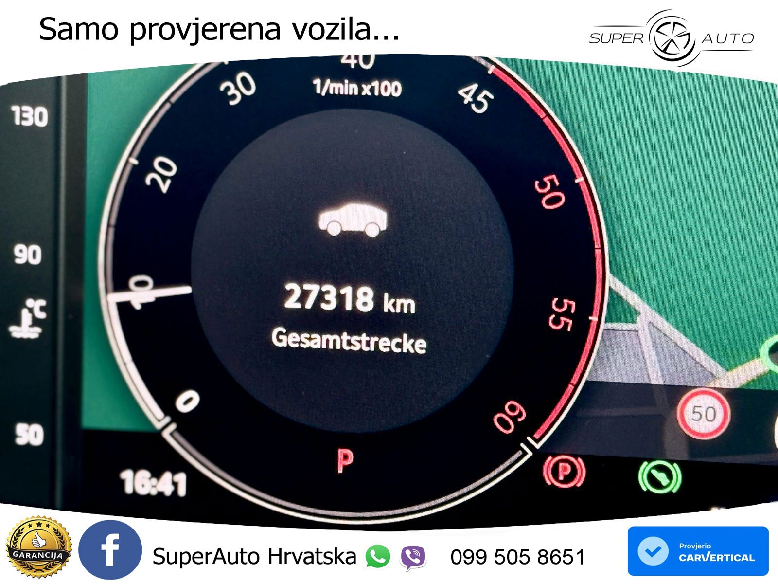 Škoda Octavia Combi 2.0 TDI (150 KS) DSG Selection LED+GR SJED+ACC