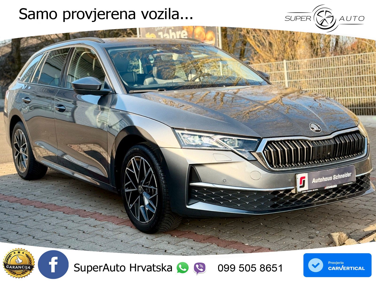 Škoda Octavia Combi 2.0 TDI (150 KS) DSG Selection LED+GR SJED+ACC