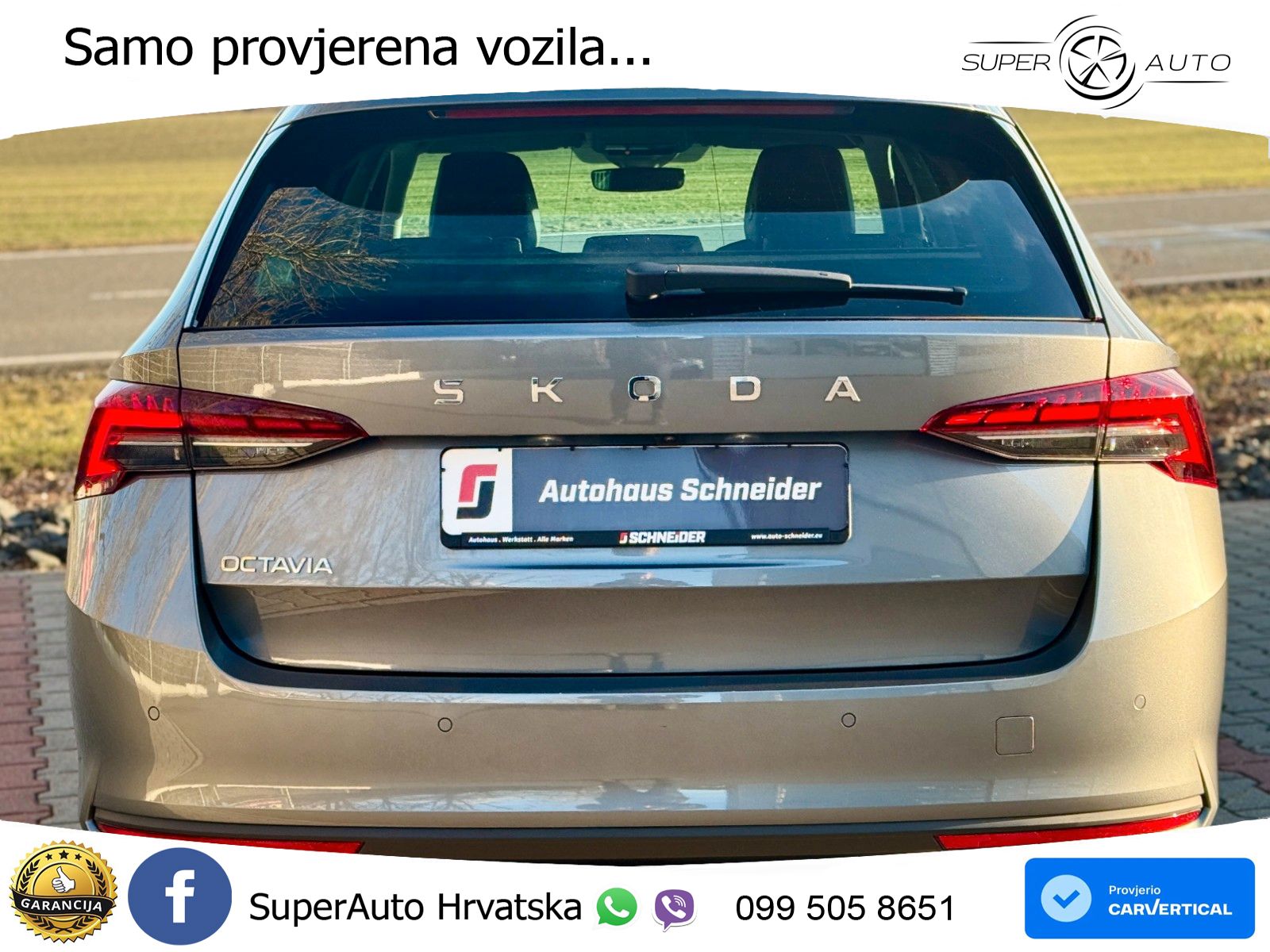Škoda Octavia Combi 2.0 TDI (150 KS) DSG Selection LED+GR SJED+ACC