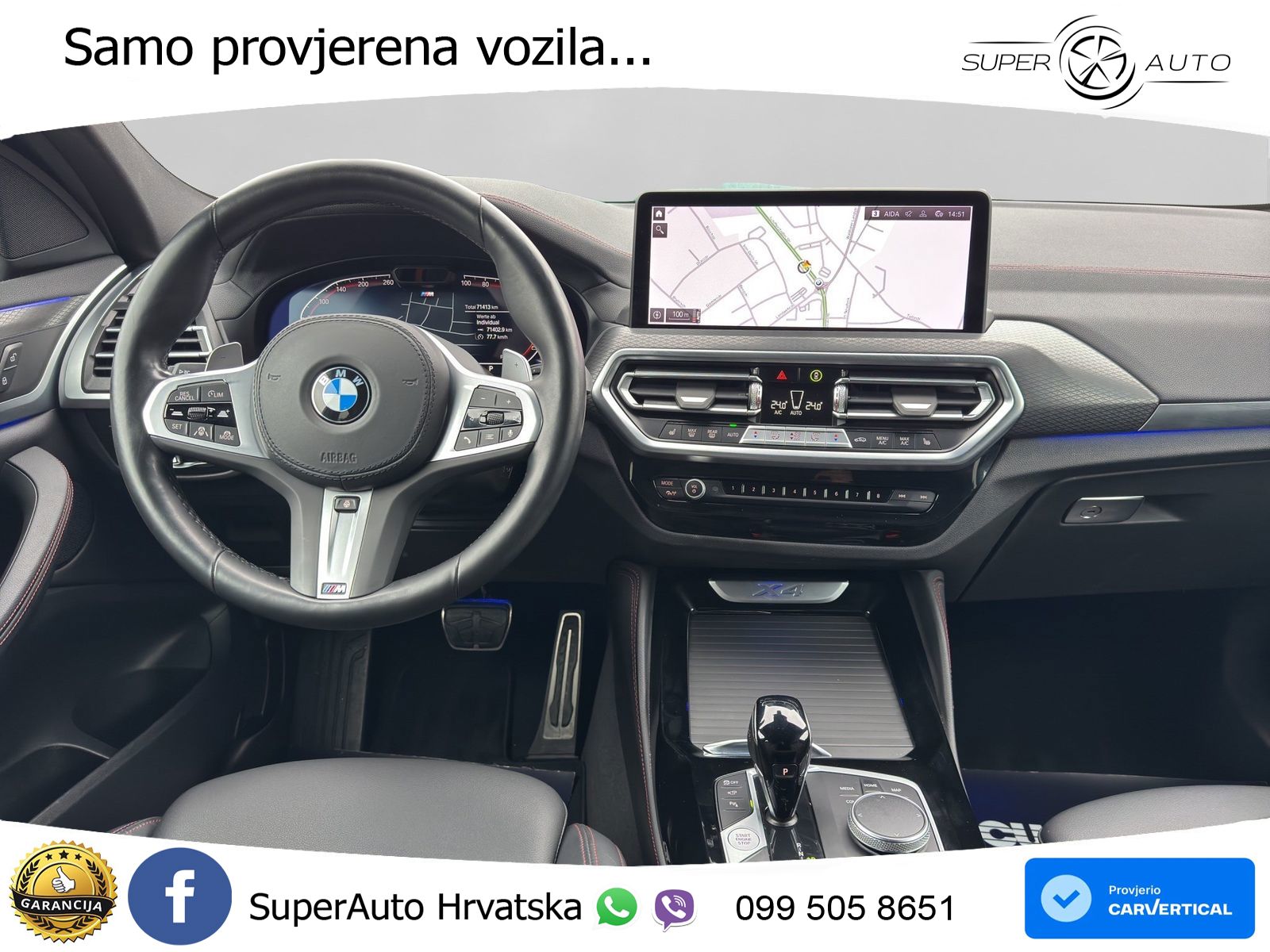 BMW X4 30d (286 KS) xDrive Steptronic M Sport LED+GR SJED+ACC