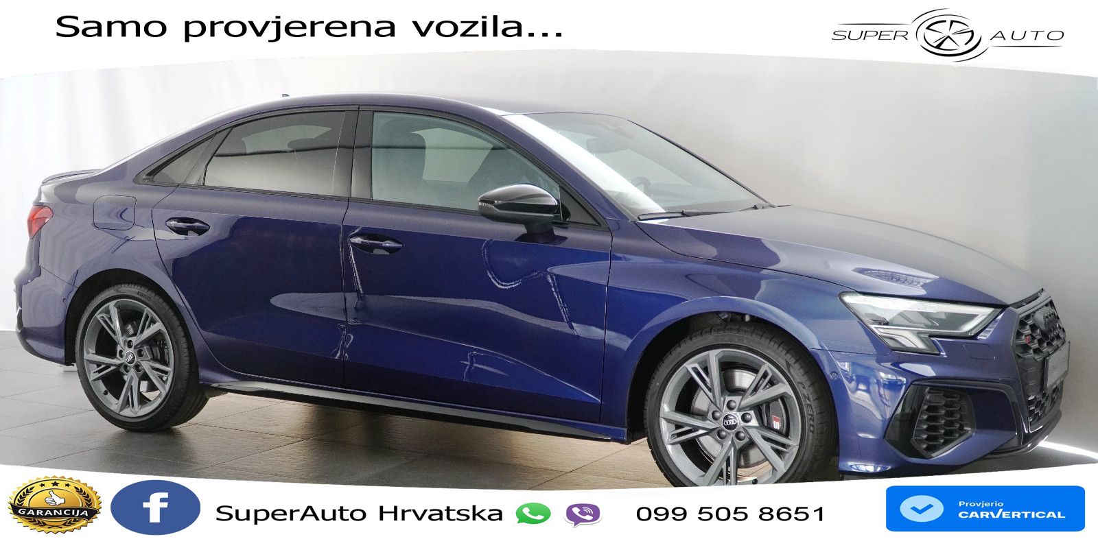 Audi S3 Limuzina 2.0 TFSI (310 KS) quattro S tronic S line