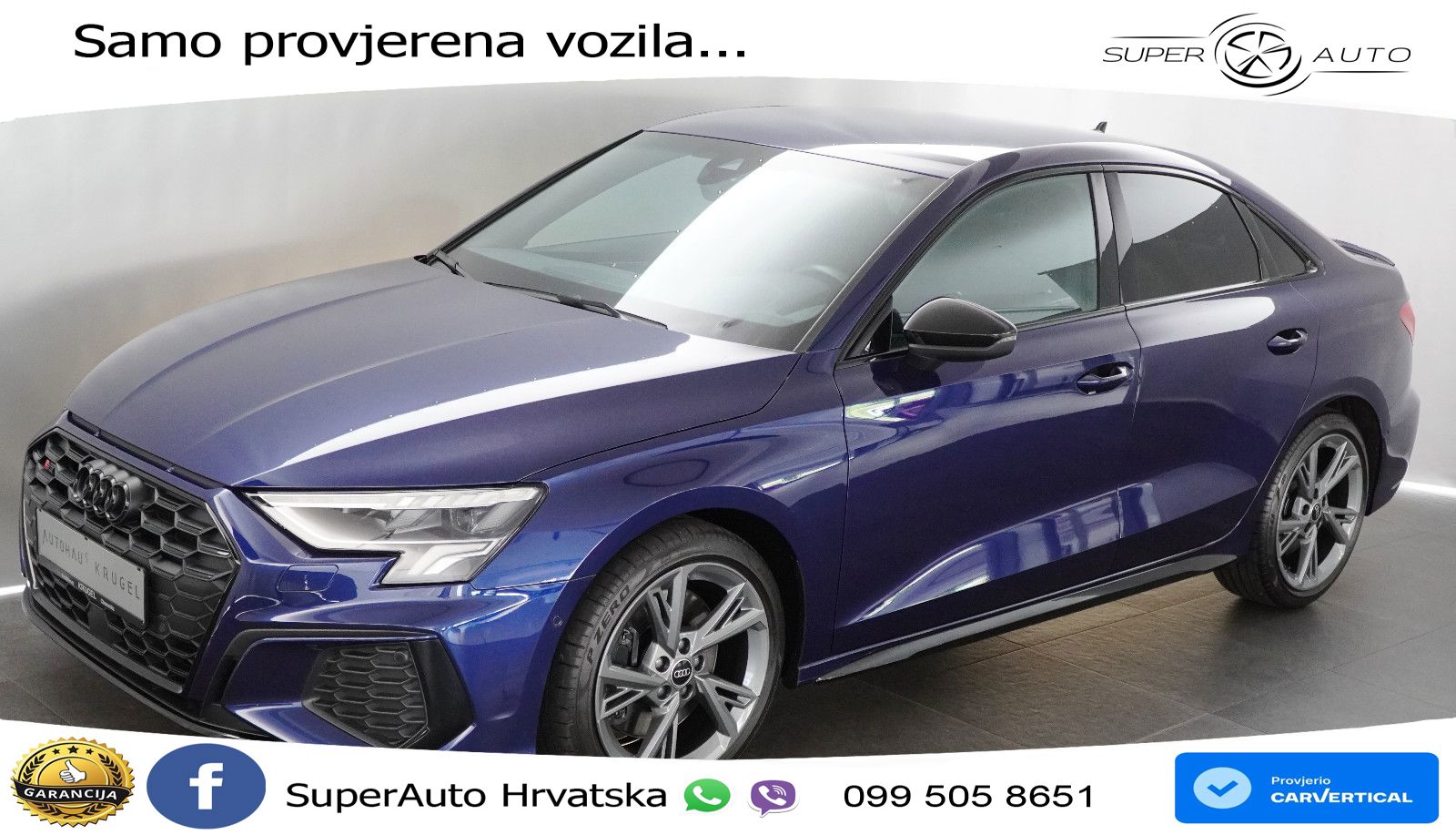 Audi S3 Limuzina 2.0 TFSI (310 KS) quattro S tronic S line