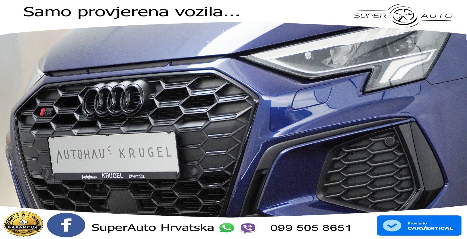 Audi S3 Limuzina 2.0 TFSI (310 KS) quattro S tronic S line