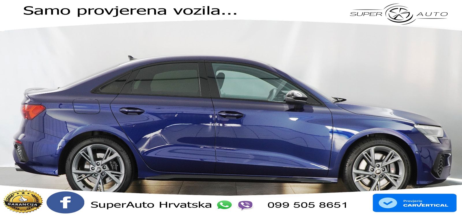 Audi S3 Limuzina 2.0 TFSI (310 KS) quattro S tronic S line