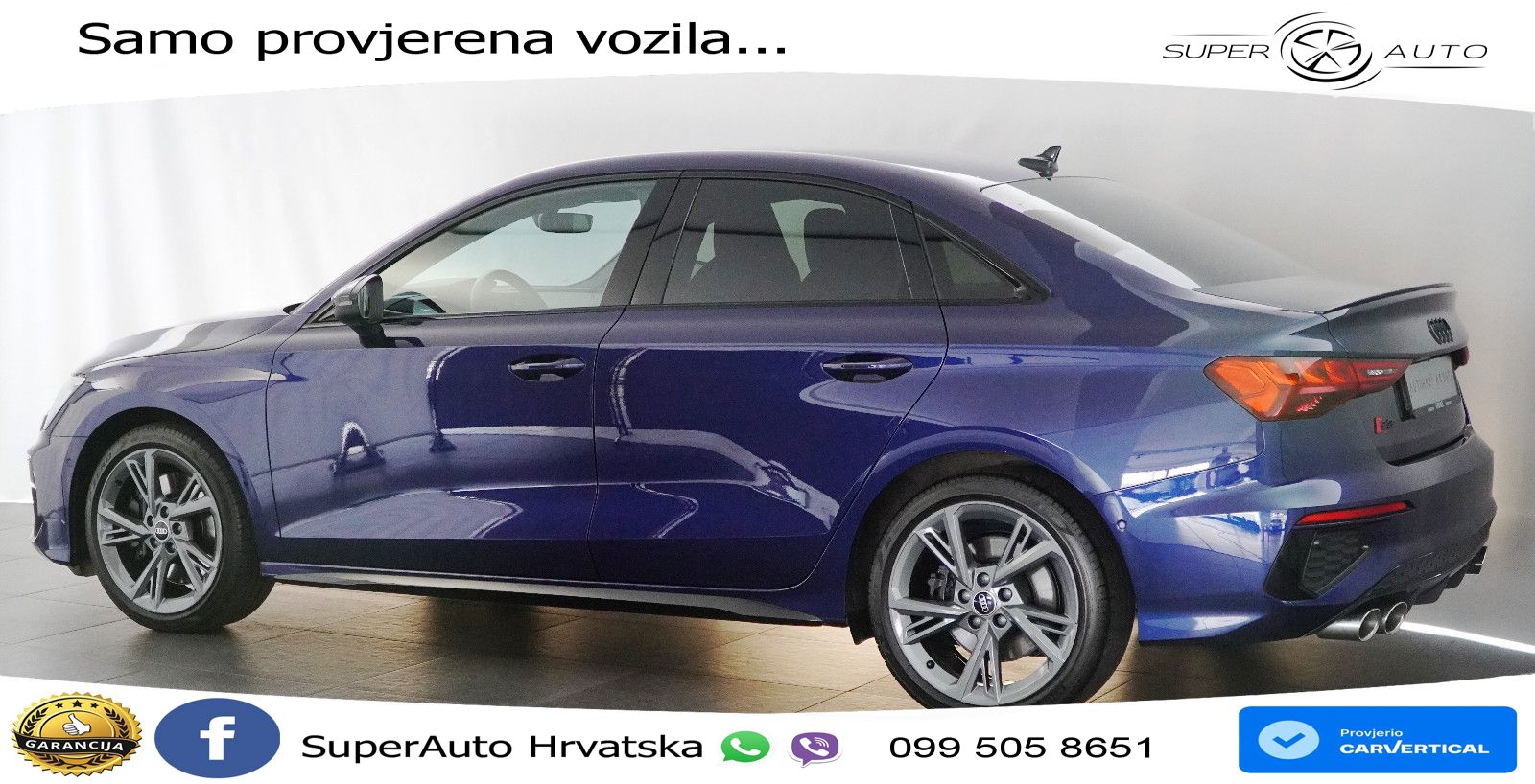 Audi S3 Limuzina 2.0 TFSI (310 KS) quattro S tronic S line