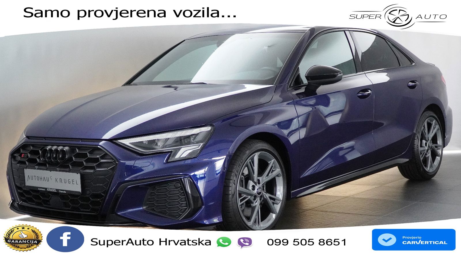 Audi S3 Limuzina 2.0 TFSI (310 KS) quattro S tronic S line